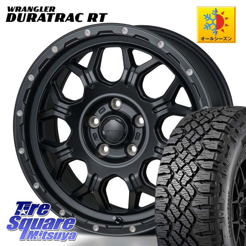 MONZA HI-BLOCK JERRARD ホイール 4本 17インチ 17 X 7.5J +41 5穴 114.3 グッドイヤー WRANGLER DURATRAC RT サマータイヤ 245/65R17