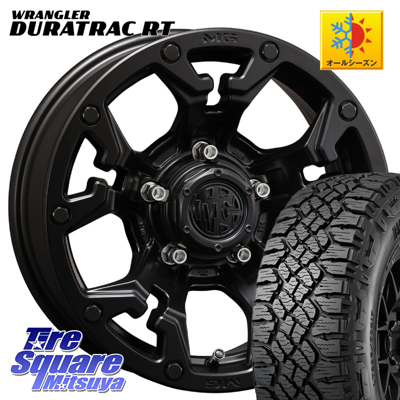 グッドイヤー WRANGLER DURATRAC RT サマータイヤ 225/75R16CRIMSON クリムソン GOLEM インセット-5 ゴーレム 16インチ 16X6.0J 0 5穴 139.7 ジムニー専用(要リフトアップ/オーバーフェンダー等) ジムニ−シエラ/ノマド(カスタム)|タイヤスクエアミツヤ