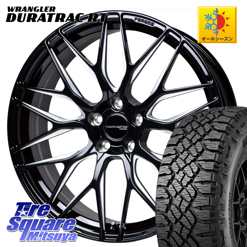 グッドイヤー WRANGLER DURATRAC RT サマータイヤ 265/50R20HotStuff TSF-01 BK/MP トラフィックスターフォージド 20インチ 20X8.5J 43 5穴 114.3 FX45 FX35|タイヤスクエアミツヤ