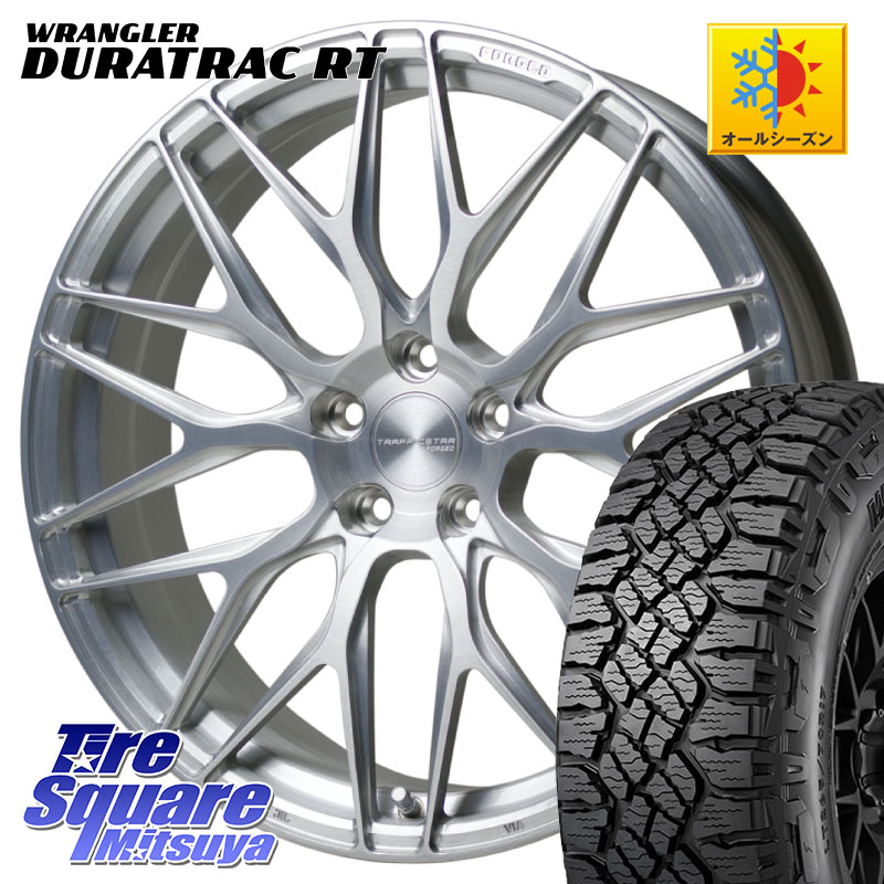 HotStuff TSF-01 BRS トラフィックスターフォージド 20インチ 20 X 8.5J +43 5穴 114.3 グッドイヤー WRANGLER DURATRAC RT サマータイヤ 265/50R20