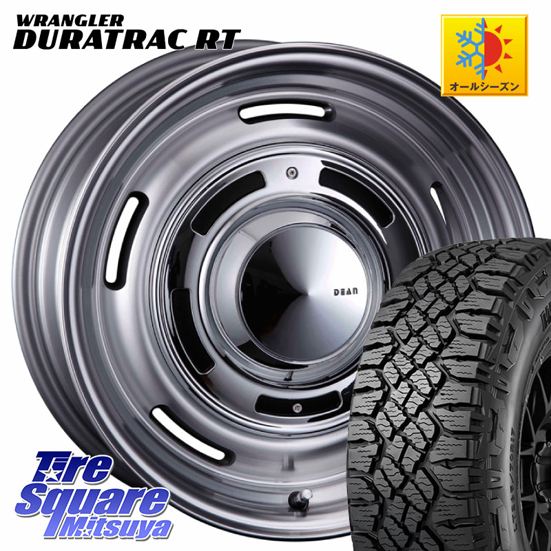 CRIMSON ディーン クロスカントリー グレー 17インチ 17 X 8.0J +20 6穴 139.7 グッドイヤー WRANGLER DURATRAC RT サマータイヤ 265/70R17