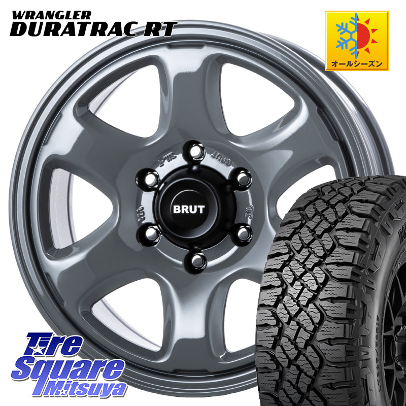 グッドイヤー WRANGLER DURATRAC RT サマータイヤ 275/65R17BRUT ブルート BR-44 BR44 ホイール 17インチ 17X7.5J 15 6穴 139.7 トライトンGSR|タイヤスクエアミツヤ