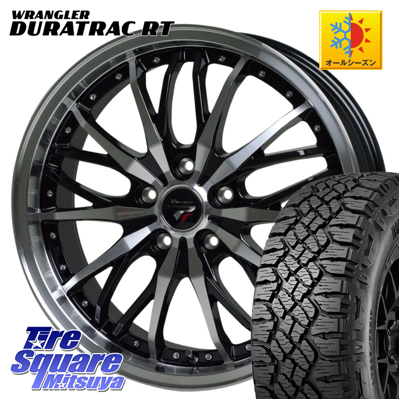 HotStuff Precious プレシャス HM3 HM-3 17インチ 17 X 7.0J +38 5穴 114.3 グッドイヤー WRANGLER DURATRAC RT サマータイヤ 245/65R17