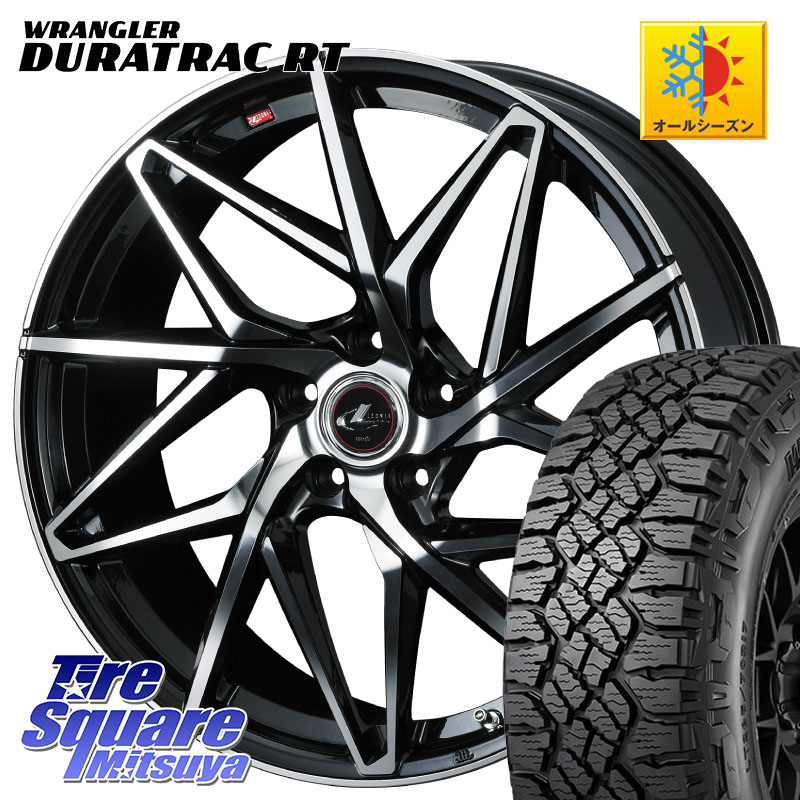 WEDS 40634 レオニス LEONIS IT PBMC 20インチ 20 X 8.5J +45 5穴 114.3 グッドイヤー WRANGLER DURATRAC RT サマータイヤ 265/50R20