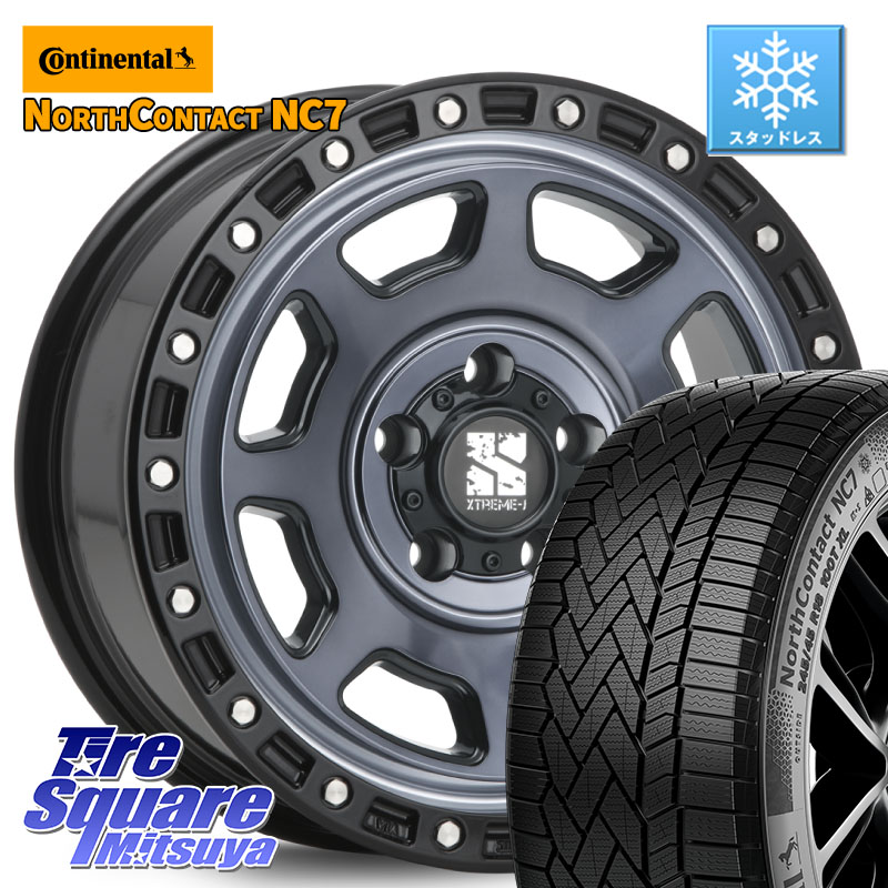 コンチネンタル NorthContact NC7 スタッドレス ミツヤ 正規品 205/60R16MLJ XJ07 XTREME-J 5H IND エクストリームJ 16インチ 16X7.0J 35 5穴 114.3 SAI インサイト｜タイヤスクエアミツヤ