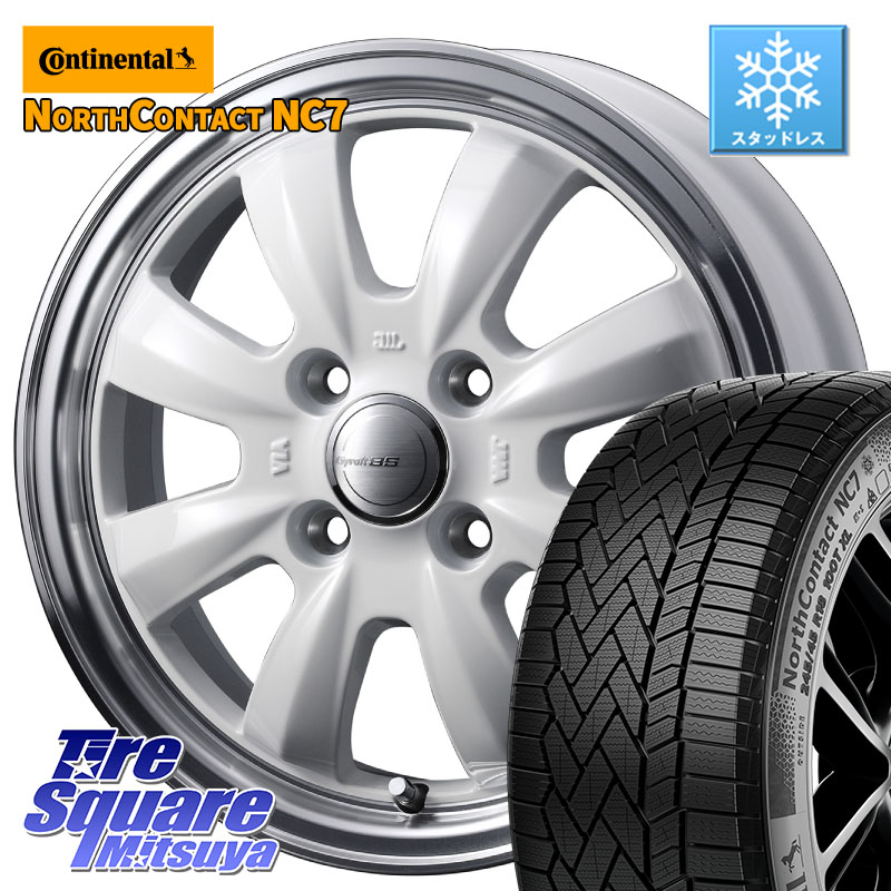 コンチネンタル NorthContact NC7 スタッドレス ミツヤ 正規品 175/65R15 WEDS GYRAFT 8S ホイール 15インチ 15 X 5.5J +42 4穴 100 アクア 160系カローラフィールダー GR・GS系フィット クロスビー スイフト4穴 130系ヴィッツ スペイド