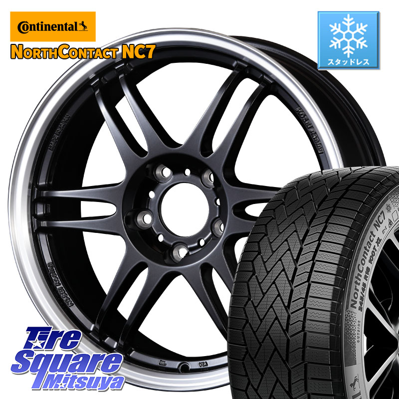 コンチネンタル NorthContact NC7 スタッドレス ミツヤ 正規品 225/65R17KOSEI 軽量 K-1 Racing.REV K1 レーシング ドット レヴ 17X7.0J 48 5穴 114.3 T32エクストレイル CX-5 CX-8 BT5レガシィアウトバック CX-5 CX5 MAZDA CR-V レガシー レガシィ アウトバック|タイヤスクエアミツヤ
