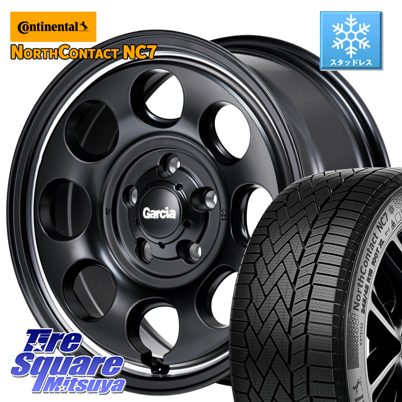 コンチネンタル NorthContact NC7 スタッドレス ミツヤ 正規品 205/60R16 MANARAY MID Garcia Palm8 ガルシア パーム8 ホイール 16インチ 16 X 7.0J +40 5穴 114.3 90系ノア ヴォクシー プリウスアルファ RP6～8ステップワゴン