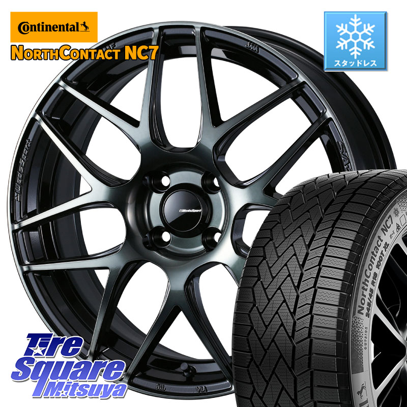 コンチネンタル NorthContact NC7 スタッドレス ミツヤ 正規品 175/65R15 WEDS 74157 SA-27R ウェッズ スポーツ WBC ホイール 15インチ 15 X 5.0J +45 4穴 100
