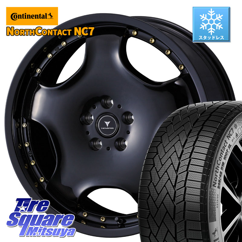 コンチネンタル NorthContact NC7 スタッドレス ミツヤ 正規品 225/45R18 WEDS NOVARIS ASSETE D1 特価● ホイール 18インチ ノヴァリス アセット 18 X 7.0J +40 5穴 114.3 90系ノア ヴォクシー プリウスアルファ リーフ RP6～8ステップワゴン