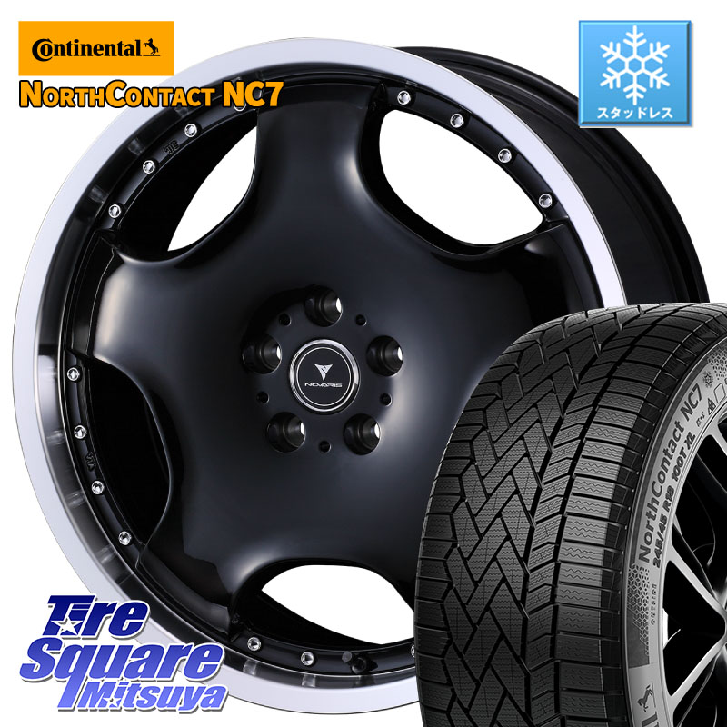 コンチネンタル NorthContact NC7 スタッドレス ミツヤ 正規品 225/55R18WEDS NOVARIS ASSETE D1 特価● ホイール 18インチ ノヴァリス アセット 18X7.0J 40 5穴 114.3 デリカD:5 SL系フォレスター エクストレイル X-TRAIL 日産 エクリプスクロス RVR アウトランダー|タイヤスクエアミツヤ