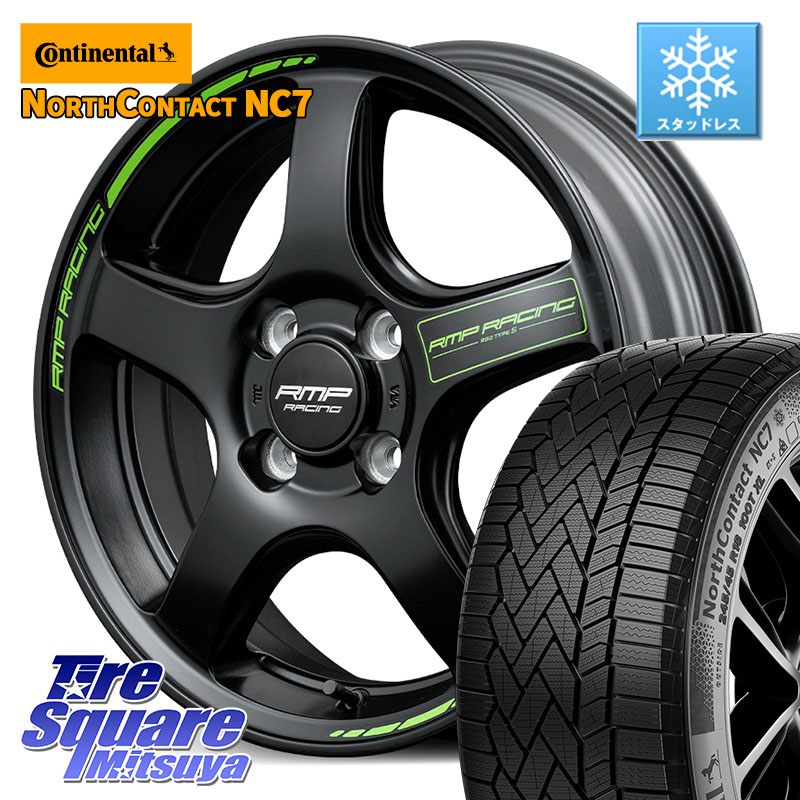 コンチネンタル NorthContact NC7 スタッドレス ミツヤ 正規品 175/65R15 MANARAY MID RMP RACING R50 TypeS ホイール 15インチ レーシング 15 X 5.0J +45 4穴 100