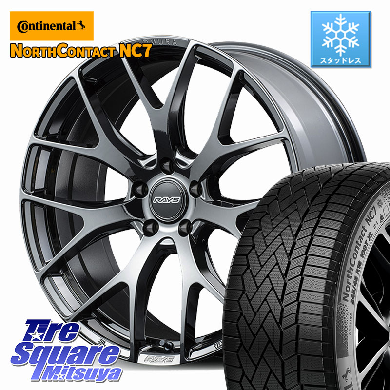 コンチネンタル NorthContact NC7 スタッドレス ミツヤ 正規品 225/55R18RAYS 【欠品次回2月末】 HOMURA 2x7FT ホイール 18インチ 18X7.5J 38 5穴 114.3 デリカD:5 デリカD:5(26+) エクストレイル X-TRAIL 日産 エクリプスクロス RVR アウトランダー｜タイヤスクエアミツヤ