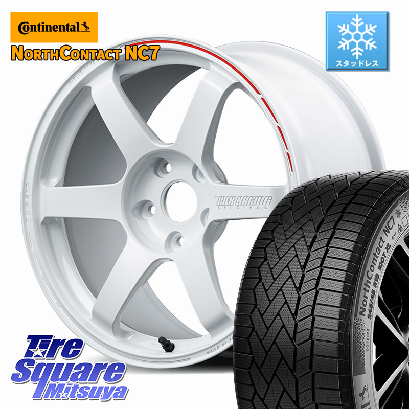 コンチネンタル NorthContact NC7 スタッドレス ミツヤ 正規品 225/65R17RAYS 【欠品次回3~4月】 TE37 SAGA S-plus TIME ATTACK EDITION VOLK RACING 鍛造 ホイール 17インチ 17X7.5J 45 5穴 114.3 80系ハリアー T32エクストレイル CX-5 CX-8 BT5レガシィアウトバック|タイヤスクエアミツヤ