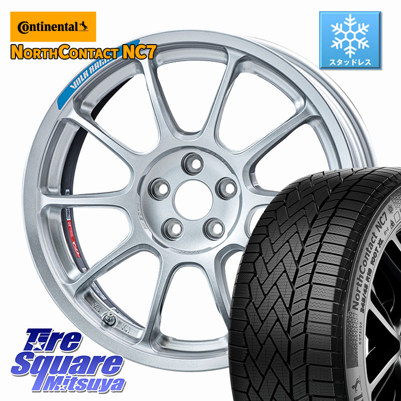 コンチネンタル NorthContact NC7 スタッドレス ミツヤ 正規品 225/45R17 RAYS 【欠品次回要問合せ】 ZE40 Club Racer GR86/BRZ Cup専用 VOLK RACING 鍛造 ホイール 17インチ 17 X 7.5J +44 5穴 100 210系カローラスポーツ BRZ・86・GR86