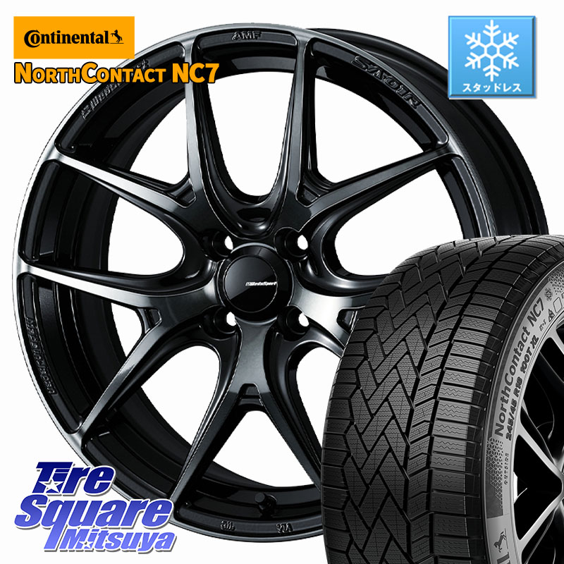 コンチネンタル NorthContact NC7 スタッドレス ミツヤ 正規品 175/65R15WEDS WedsSport SA-01R SA01R ウェッズ スポーツ ホイール 15インチ 15X5.0J 45 4穴 100 タフト ハスラー リフトアップ等カスタム フレアクロスオーバー リフトアップ等カスタムサイズ|タイヤスクエアミツヤ