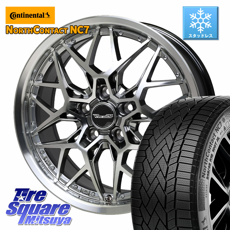 コンチネンタル NorthContact NC7 スタッドレス ミツヤ 正規品 235/50R18HotStuff プレシャス Precious AST M5 ホイール 18インチ 18X7.0J 48 5穴 114.3 エスティマ|タイヤスクエアミツヤ
