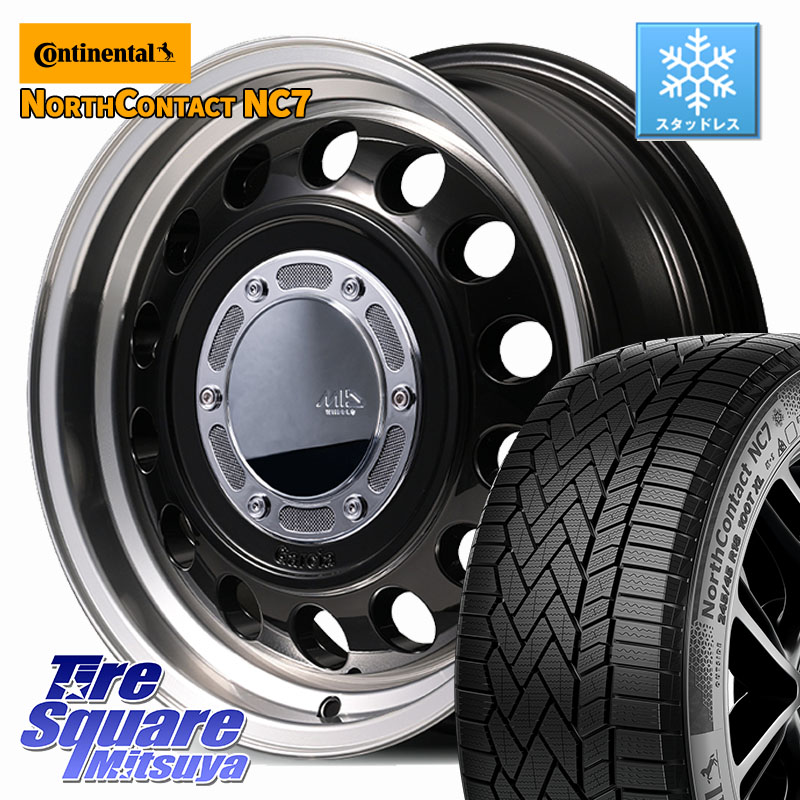 コンチネンタル NorthContact NC7 スタッドレス ミツヤ 正規品 185/65R15MANARAY MID GARCIA CISCO Type2 ホイール 15インチ 15X5.5J 40 5穴 100 10系シエンタ トレジア|タイヤスクエアミツヤ