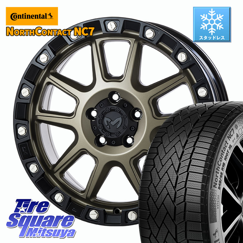 コンチネンタル NorthContact NC7 スタッドレス ミツヤ 正規品 235/50R18 MKW M205 コヨーテブロンズ ホイール 18インチ 18 X 8.0J +40 5穴 114.3 30系アルファード 30系ヴェルファイア 20系アルファード
