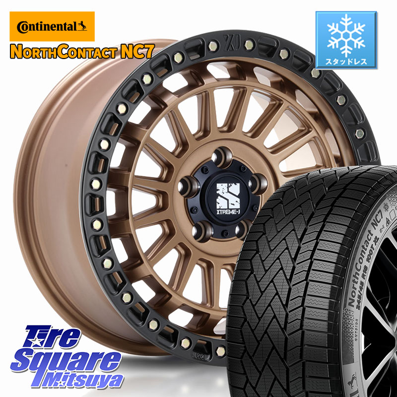 コンチネンタル NorthContact NC7 スタッドレス ミツヤ 正規品 235/50R18 MLJ XJ08 XTREME-J ホイール 18インチ 18 X 8.0J +40 5穴 114.3 30系アルファード 30系ヴェルファイア 20系アルファード