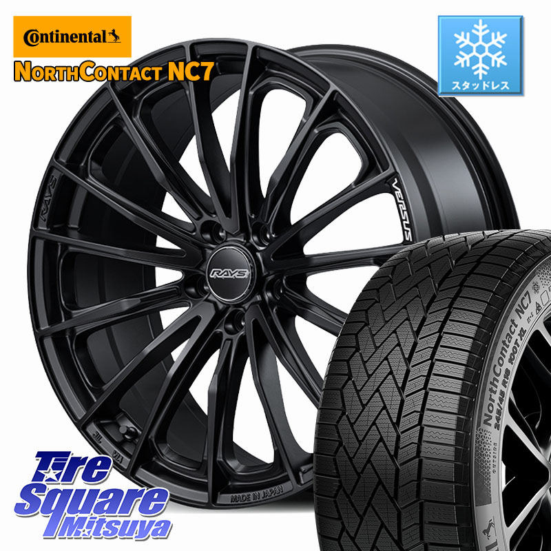 コンチネンタル NorthContact NC7 スタッドレス ミツヤ 正規品 225/65R17 RAYS 【欠品次回7~8月】 VERSUS VOUGE SE ホイール 17インチ 17 X 7.0J +48 5穴 114.3 T32エクストレイル CX-5 CX-8 BT5レガシィアウトバック