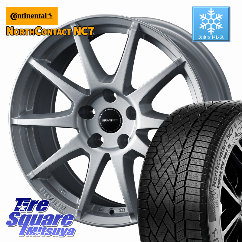 コンチネンタル NorthContact NC7 スタッドレス ミツヤ 正規品 175/65R15WEDS IRVINE S02 アーヴィンS02 輸入車専用ホイール 15インチ 15X6.0J(MINI F55 F56 F57) 45 5穴 112 MINI ミニ F55 F56 F57|タイヤスクエアミツヤ