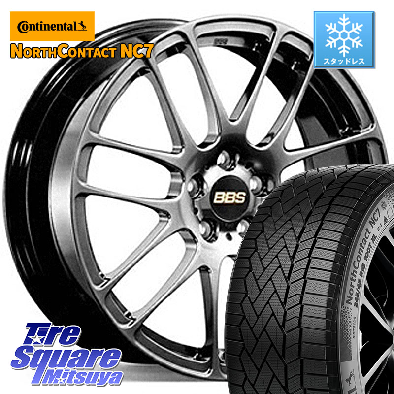 コンチネンタル NorthContact NC7 スタッドレス ミツヤ 正規品 185/65R15 BBS RE-L2 鍛造1ピース DB ホイール 15インチ 15 X 6.0J +45 4穴 100 アクアクロスオーバー FITクロスター