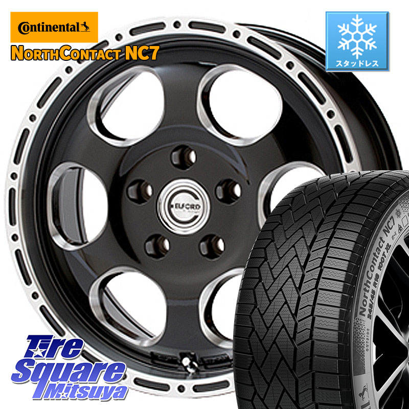 コンチネンタル NorthContact NC7 スタッドレス ミツヤ 正規品 195/60R16 MEIWA Blood Stock One Piece ホイール 16インチ 16 X 7.0J +45 5穴 100