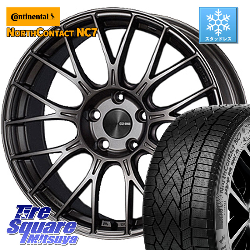 コンチネンタル NorthContact NC7 スタッドレス ミツヤ 正規品 185/65R15 ENKEI エンケイ PerformanceLine PFM1 15インチ 15 X 5.5J +45 4穴 100 FITクロスター