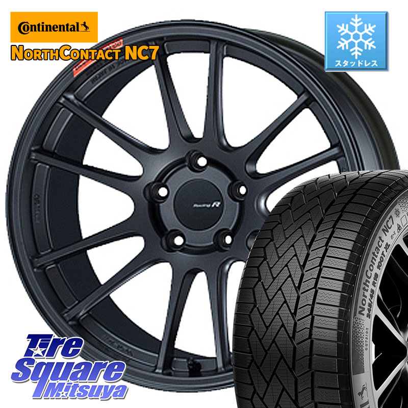 コンチネンタル NorthContact NC7 スタッドレス ミツヤ 正規品 225/55R18 ENKEI エンケイ Racing Revolution GTC01RR ホイール 18 X 7.5J +45 5穴 100 143,820円
