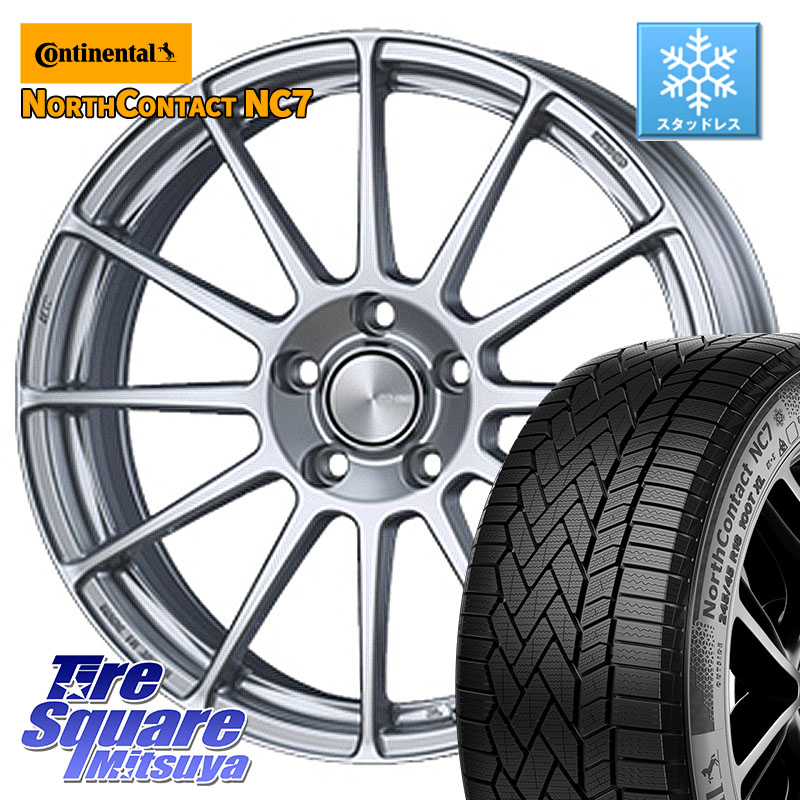 コンチネンタル NorthContact NC7 スタッドレス ミツヤ 正規品 175/65R15 ENKEI エンケイ PerformanceLine PF03 ホイール 15 X 5.0J +45 4穴 100