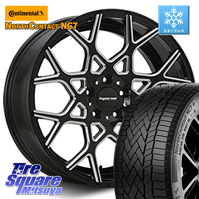 コンチネンタル NorthContact NC7 スタッドレス ミツヤ 正規品 235/50R20MLJ huperion ハイペリオン CVZ ホイール 20インチ 20X8.5J 35 5穴 114.3 RAV4 60系|タイヤスクエアミツヤ