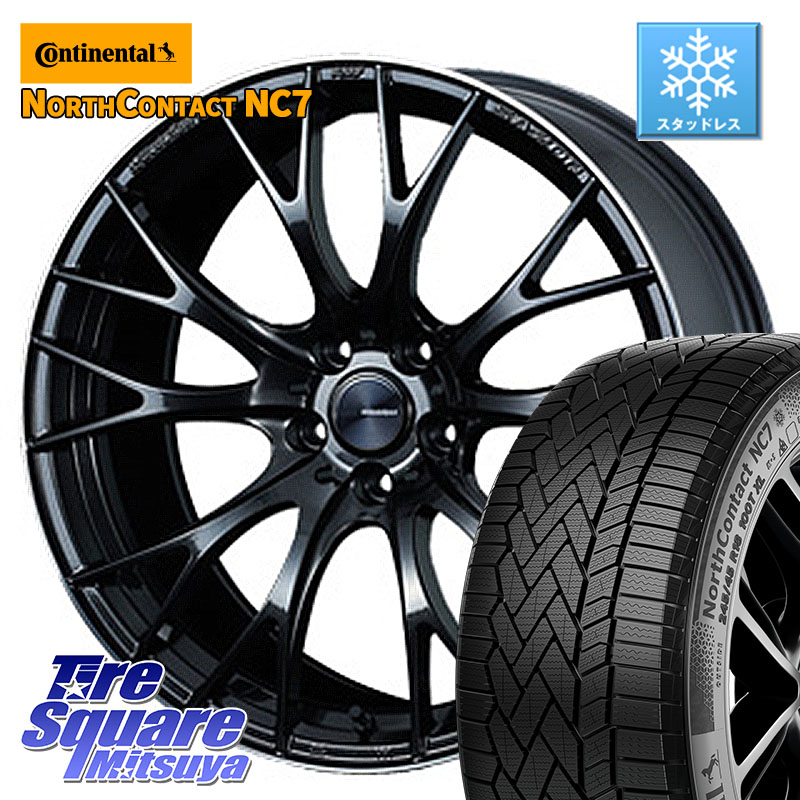 コンチネンタル NorthContact NC7 スタッドレス ミツヤ 正規品 235/50R19 WEDS 72783 SA-20R SA20R ウェッズ スポーツ ホイール 19インチ 19 X 8.5J +38 5穴 114.3