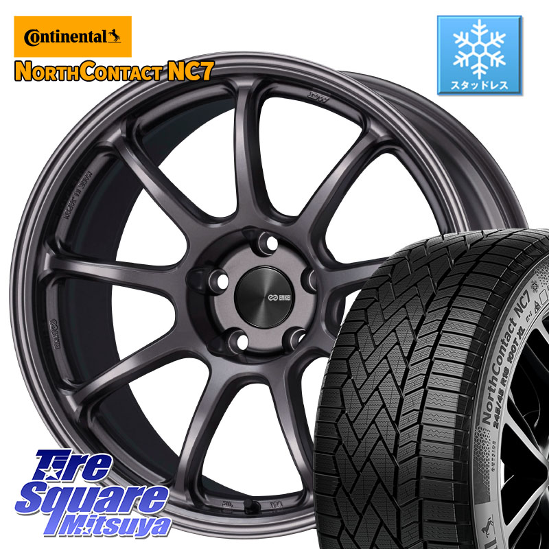 コンチネンタル NorthContact NC7 スタッドレス ミツヤ 正規品 235/50R18ENKEI PerformanceLine PF09 ホイール 18インチ 18X8.5J 38 5穴 114.3 30系アルファード/ヴェルファイア 20系アルファード ヴェルファイアハイブリッド ヴェルファイア アルファード｜タイヤスクエアミツヤ