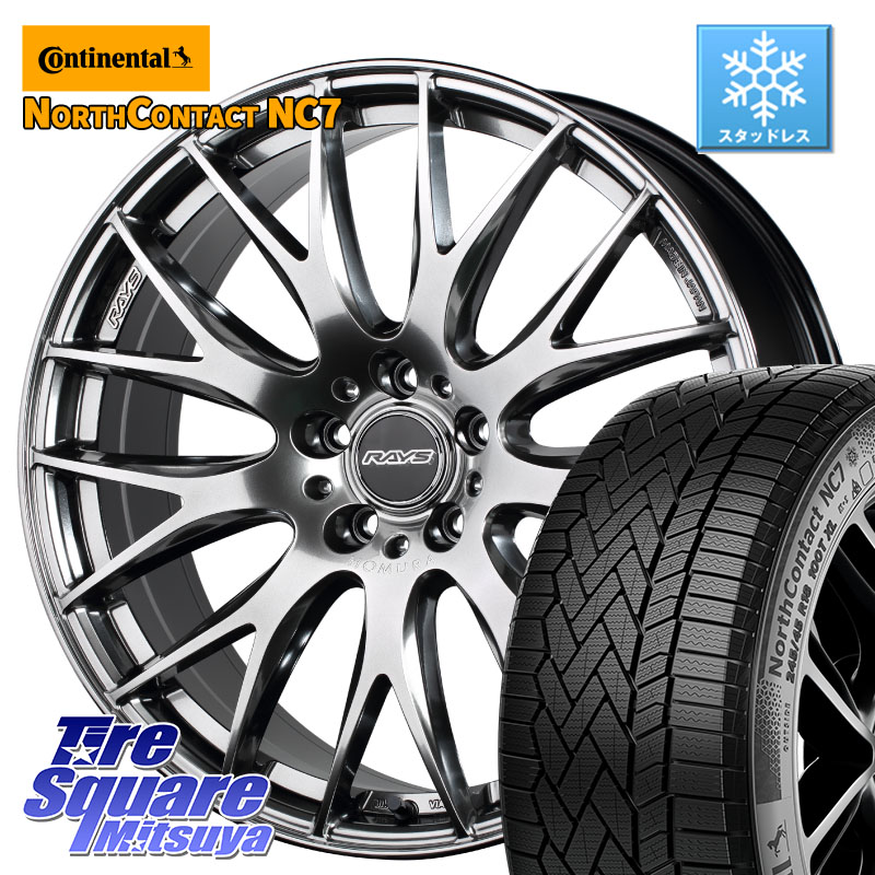 コンチネンタル NorthContact NC7 スタッドレス ミツヤ 正規品 235/50R18RAYS レイズ HOMURA 2X9Plus 18インチ 18X7.5J 50 5穴 114.3 エスティマ｜タイヤスクエアミツヤ