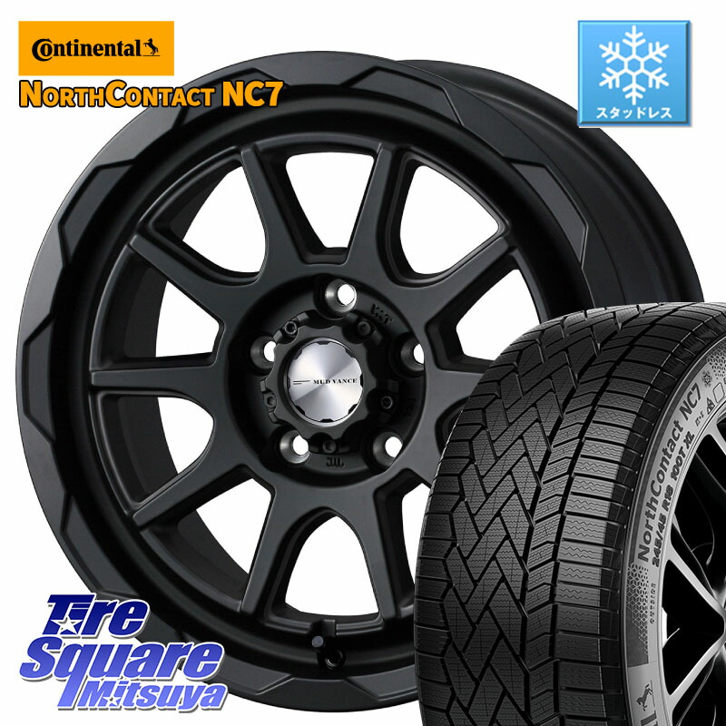 コンチネンタル NorthContact NC7 スタッドレス ミツヤ 正規品 205/60R16 WEDS マッドヴァンス 06 MUD VANCE 06 ホイール 16インチ 16 X 6.0J +40 5穴 100