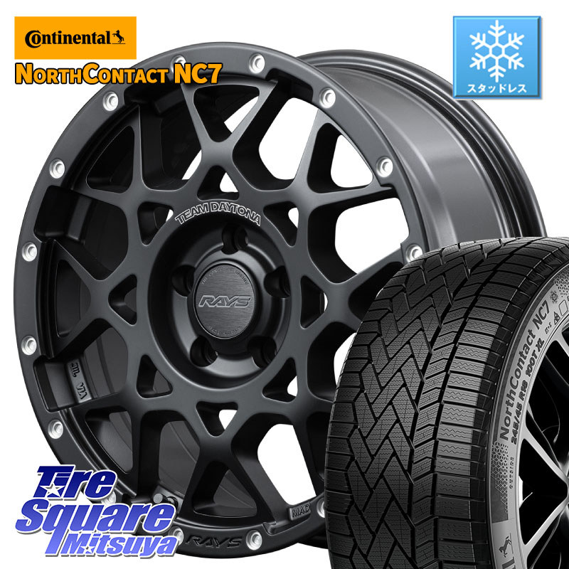 コンチネンタル NorthContact NC7 スタッドレス ミツヤ 正規品 225/65R17RAYS 【欠品次回7~8月】 レイズ M8 デイトナ DAYTONA 17インチ 17X7.0J 32 5穴 114.3 50系RAV4 80系ハリアー RAV4 50系 デリカD:5 D5 カスタムサイズ NX レクサス ハリアー｜タイヤスクエアミツヤ