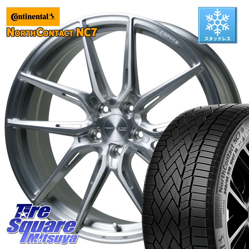 コンチネンタル NorthContact NC7 スタッドレス ミツヤ 正規品 235/55R19HotStuff TSF-02 BRS トラフィックスターフォージド 19インチ 19X8.0J(M14B) 35 5穴 114.3 レクサスNX20系 クラウンスポーツ クラウンエステート RZ レクサス|タイヤスクエアミツヤ