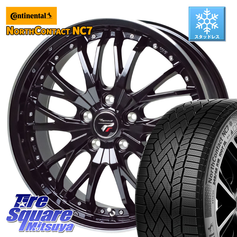 コンチネンタル NorthContact NC7 スタッドレス ミツヤ 正規品 235/60R18HotStuff Precious プレシャス HM3 HM-3 ホイール 18インチ 18X7.5J 38 5穴 114.3 50系RAV4 60系RAV4 アリアARIYA T33エクストレイル CX-60 CX-80 アウトランダーPHEV トレイルシーカー RAV4 50|タイヤスクエアミツヤ