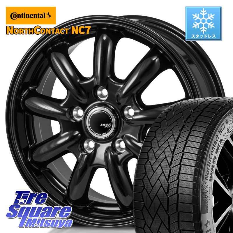 コンチネンタル NorthContact NC7 スタッドレス ミツヤ 正規品 195/65R15Japan三陽 ZACK JP-209 JP209 ザック ホイール 15X6.0J 45 5穴 100 カローラスポーツ 50系プリウス プリウス・プリウスPHV ウィッシュ WISH CT レクサス XV|タイヤスクエアミツヤ