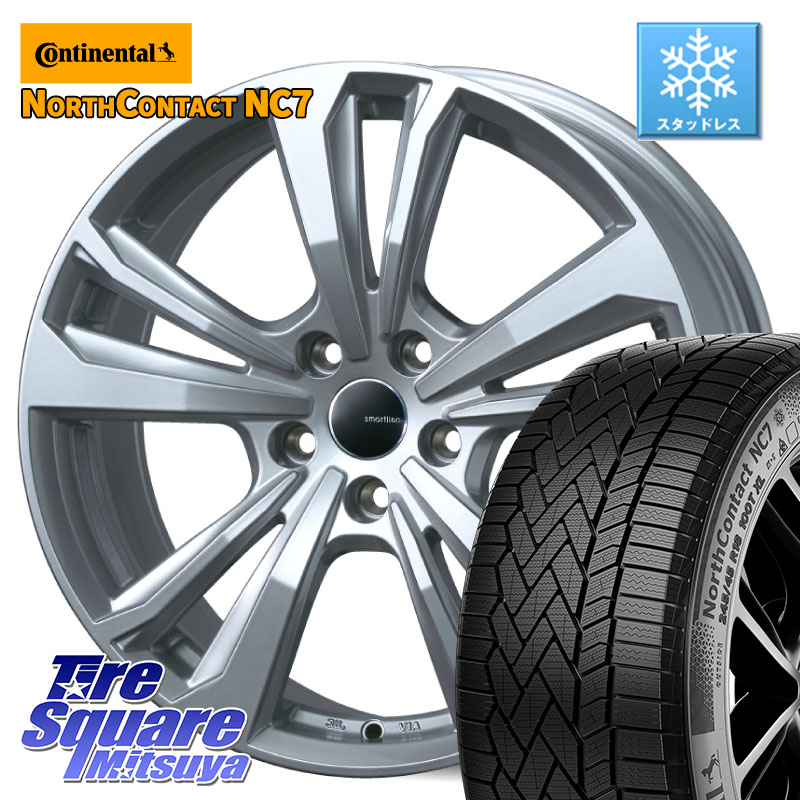 コンチネンタル NorthContact NC7 スタッドレス ミツヤ 正規品 225/45R17TARGA smartline365 スマートライン 17X7.0J(AUDI A3 8VC) 49 5穴 112 アウディ A3 8V系｜タイヤスクエアミツヤ 113,750円