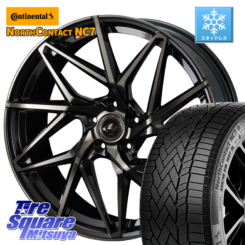 コンチネンタル NorthContact NC7 スタッドレス ミツヤ 正規品 185/60R15 WEDS 40565 レオニス LEONIS IT PBMCTI 15インチ 15 X 6.0J +43 5穴 114.3