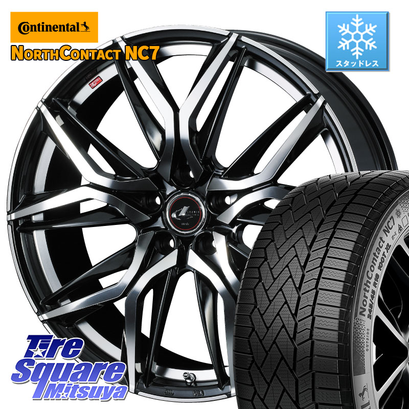 コンチネンタル NorthContact NC7 スタッドレス ミツヤ 正規品 235/50R19 WEDS 40843 レオニス LEONIS LM 19インチ 19 X 8.0J +50 5穴 114.3 BT5レガシィアウトバック SL系フォレスター 128,765円