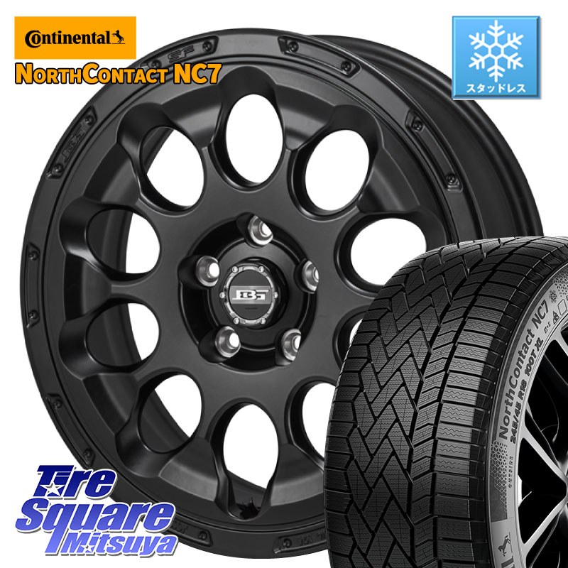 コンチネンタル NorthContact NC7 スタッドレス ミツヤ 正規品 225/45R17 Japan三陽 ボトムガルシア CHRONO クロノ 17 X 7.0J +45 5穴 114.3