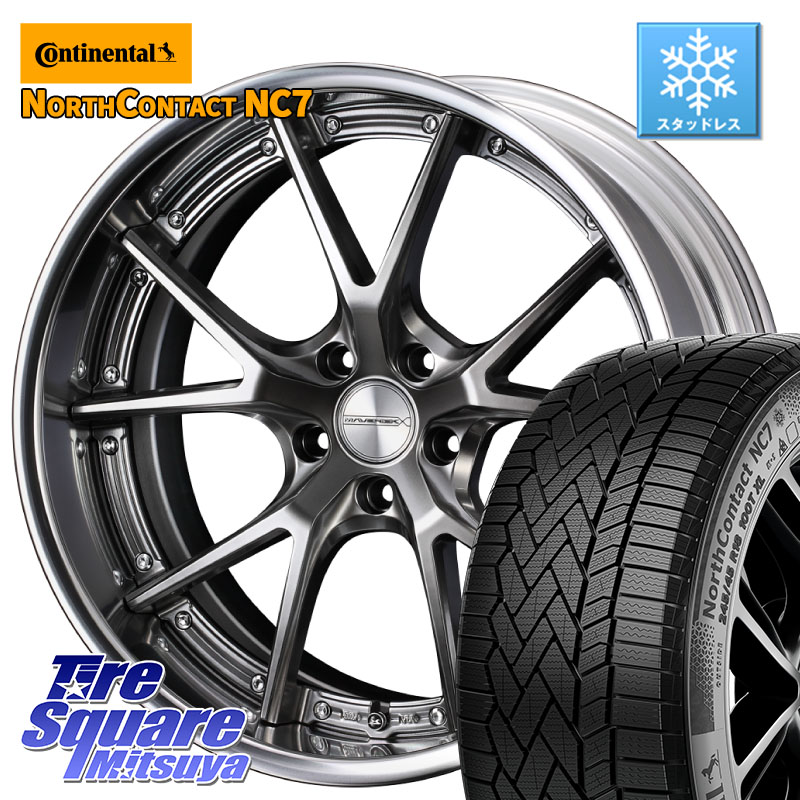 コンチネンタル NorthContact NC7 スタッドレス ミツヤ 正規品 235/50R20 WEDS MAVERICK 905S PS S-LoDisk 20インチ 2ピース 20 X 8.0J +44 5穴 114.3 CX-60