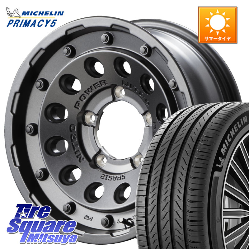 ミシュラン PRIMACY5 プライマシー5 102V XL 正規 215/65R16MANARAY MID ナイトロパワー H12 SHOTGUN BB ※インセット-5 ホイール 16インチ 16X6.0J 0 5穴 139.7 ジムニー専用(要オーバーフェンダー等) ジムニ−シエラ/ノマド(カスタム) AZオフロード カスタムサイズ|タイヤスクエアミツヤ