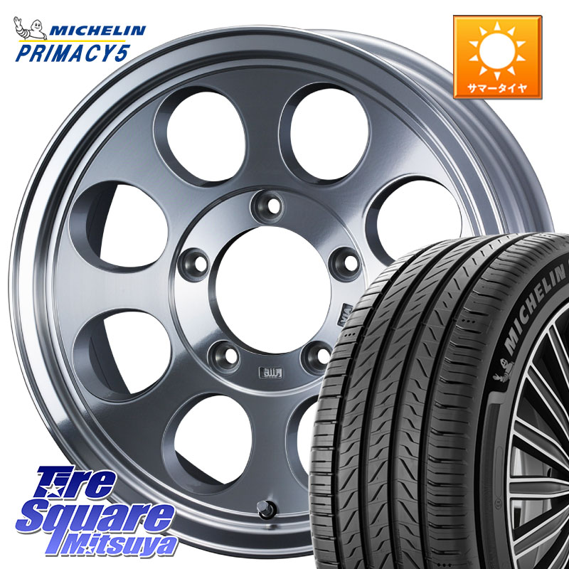 ミシュラン PRIMACY5 プライマシー5 102V XL 正規 215/65R16WEDS JIMLINE TYPE2 POL 16インチ ジムライン 16X5.5J 22 5穴 139.7 ジムニー専用(要オーバーフェンダー等) AZオフロード カスタムサイズ｜タイヤスクエアミツヤ