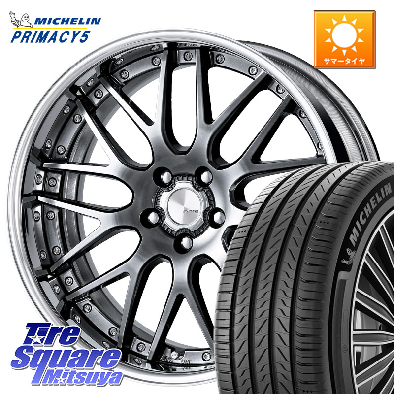 WORK Lanvec LM1 GTK O Disk 19インチ 2ピース 19 X 7.5J +30 5穴 114.3 ミシュラン PRIMACY5 プライマシー5 105W XL 正規 235/55R19