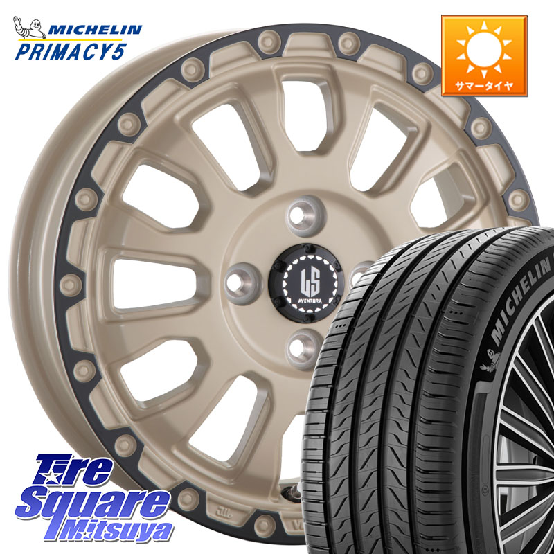 阿部商会 LA STRADA AVENTURA アヴェンチュラ GAR 16インチ 16 X 6.0J +40 4穴 100 ミシュラン PRIMACY5 プライマシー5 91W XL 正規 195/55R16