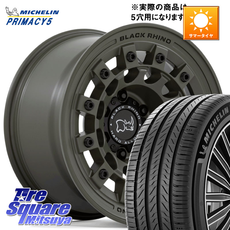 BLACK RHINO FUJI フジ ホイール 17インチ ブラックライノ 17 X 8.0J +30 5穴 114.3 ミシュラン PRIMACY5 プライマシー5 108V XL 正規 235/65R17